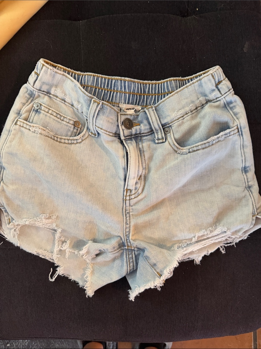 Aerie Light Wash Mid-Rise Jean Shorts – XXS